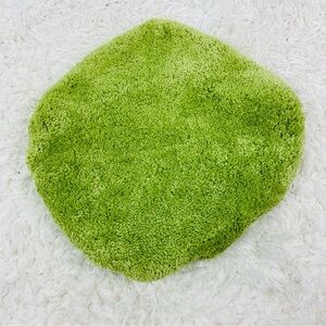UNBRANDED lime green carpet toilet lid cover
